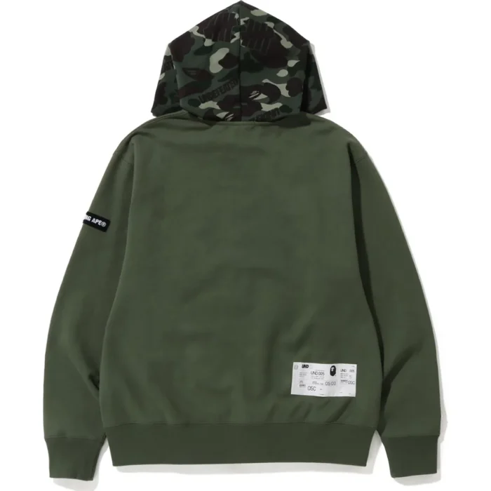 BAPE X UNDEFEATED CAMO RELAXED ZIP HOODIE - Image 2