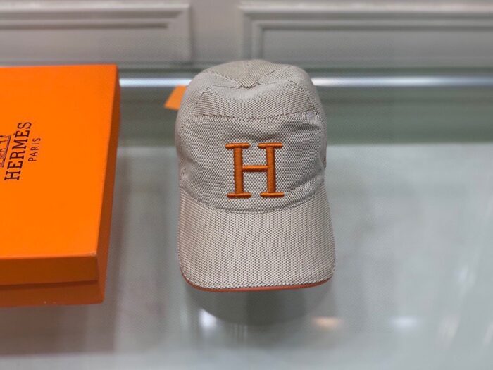 Hermes Davis H Primavera Cap Beige Hermes Cap