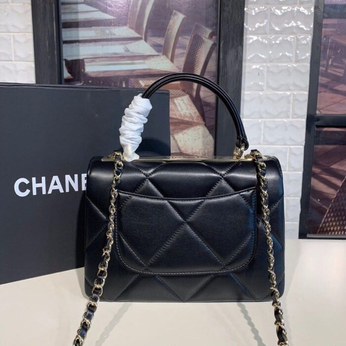 Chanel Trendy CC Bag Black For Women, Women’s Handbags, Shoulder And Crossbody Bags 10.2in/26cm - Image 5