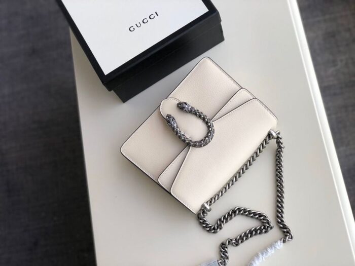 Gucci Dionysus Mini Bag White For Women 7.5in/20cm GG 421970 0K7JN 9680 - Image 9