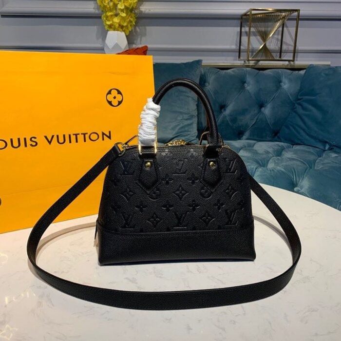 Louis Vuitton Neo Alma BB Monogram Empreinte Canvas Black For Women, Women’s Handbags, Shoulder And Crossbody Bags 9.8in/25cm LV M44829 - Image 3