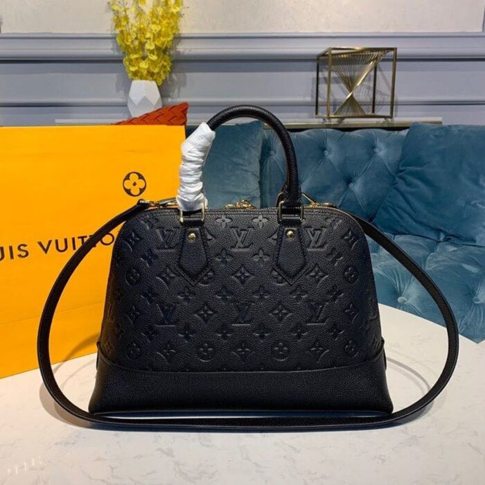 Louis Vuitton Neo Alma Bag 32cm Monogram Empreinte Canvas Spring/Summer Collection M44832, Black - Image 3