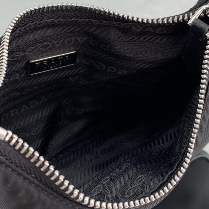 Prada Re-Edition 2005 Re-Nylon Mini Bag Black For Women, Women’s Bags 8.6in/22cm - Image 8