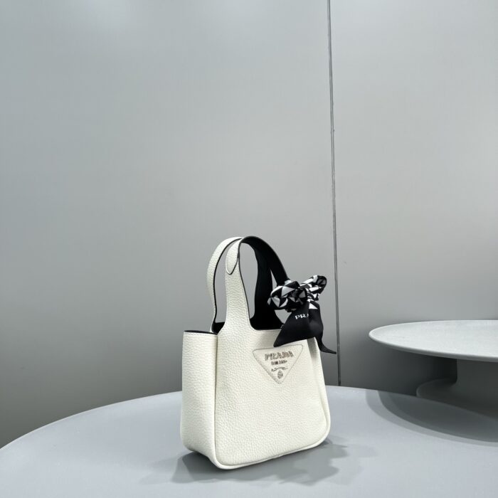 Prada Mini Tote White For Women, Women’s Bags 7.5in/19cm - Image 4