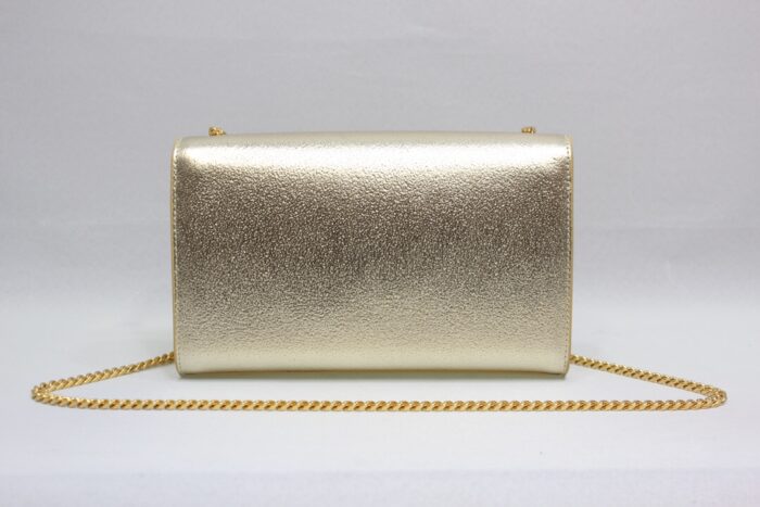 Saint Laurent Kate Chain Wallet With Tassel Yellow Copper For Women 10.2in/26cm YSL - Image 2