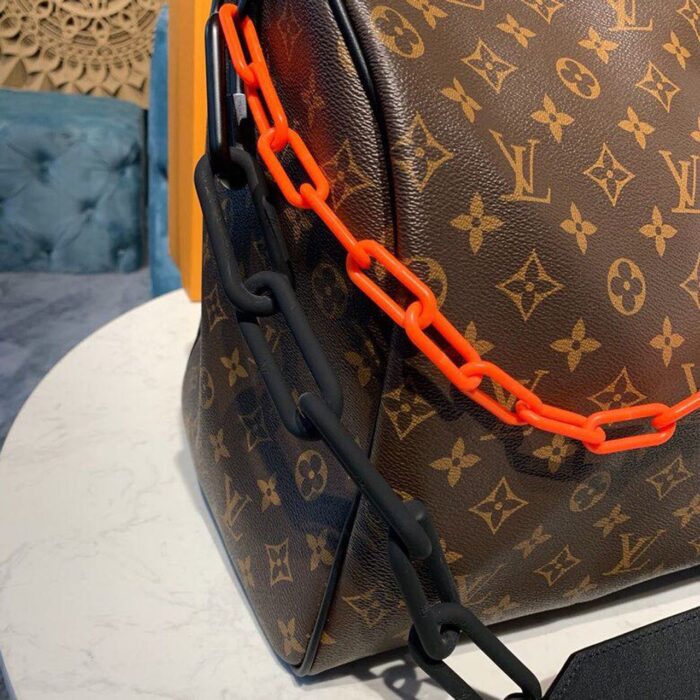 Louis Vuitton Keepall Bandouliere 50 Monogram Solar Ray Canvas Black/Orange By Virgil Abloh For Men, Men’s Bags, Travel Bags 19.7in/50cm LV M44471 - Image 9