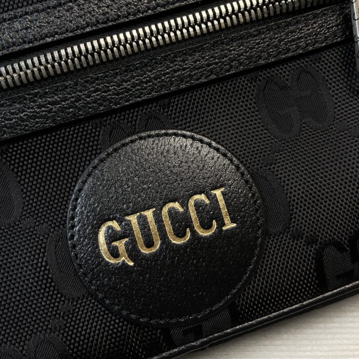 Gucci Gucci Off The Grid Belt Bag Black GG ECONYL® For Men  9.5in/24cm GG 631341 H9HBN 1000 - Image 7