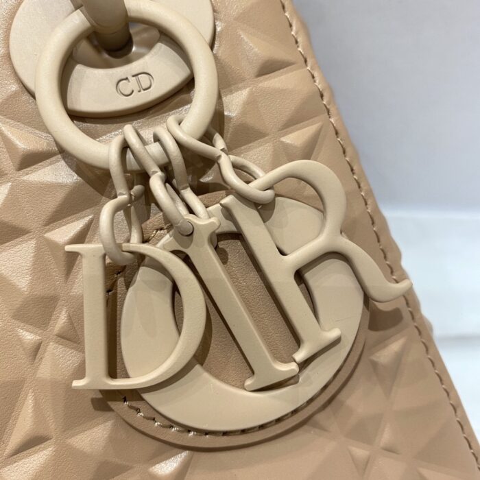 Christian Dior Mini Lady Bag Beige For Women 6.5in/17cm - Image 2