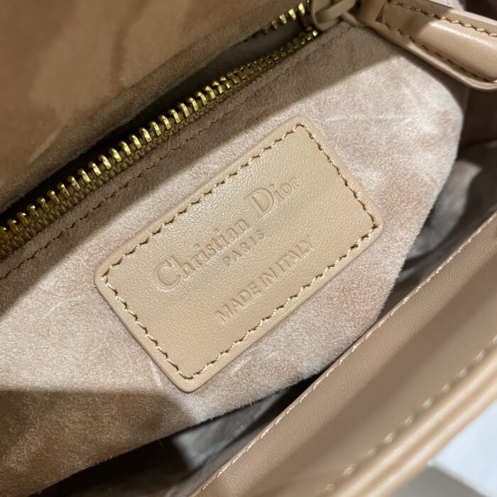 Christian Dior Mini Lady Bag Beige For Women 6.5in/17cm - Image 6