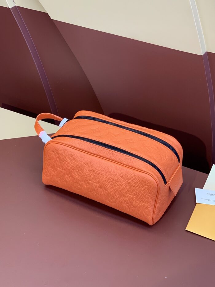 Louis Vuitton Dopp Kit Orange For Men 28cm/ 11 in - Image 3