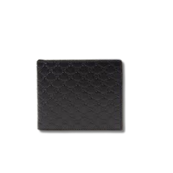 GG Microguccissima Bi-Fold Wallet Black For Men 4.3in/11cm ‎‎‎260987 BMJ1N 4009 - Image 2