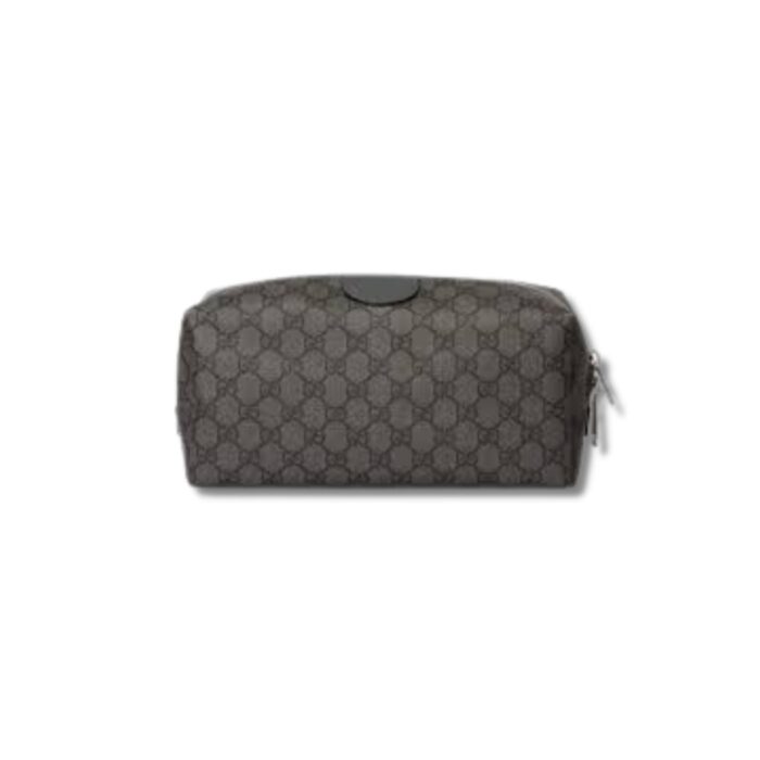 Gucci Ophidia GG Toiletry Case Supreme Canvas Grey For Men 10.2in/26cm ‎‎‎572767 UULBN 1244 - Image 2