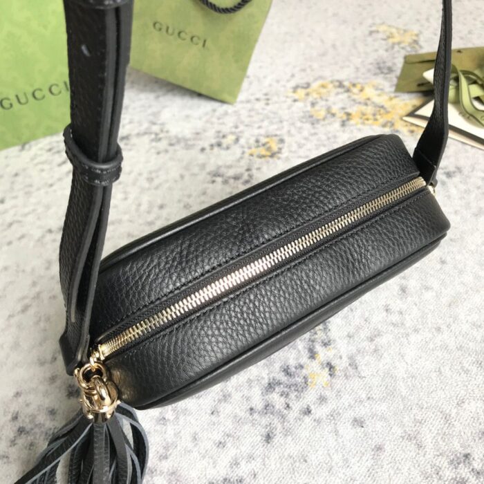 Gucci Soho Small Disco Bag Black For Women 8in/21cm GG 308364 - Image 4