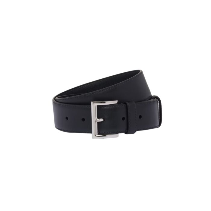 Prada Leather Belt Black For Women 1CC545_8NQ_F0002