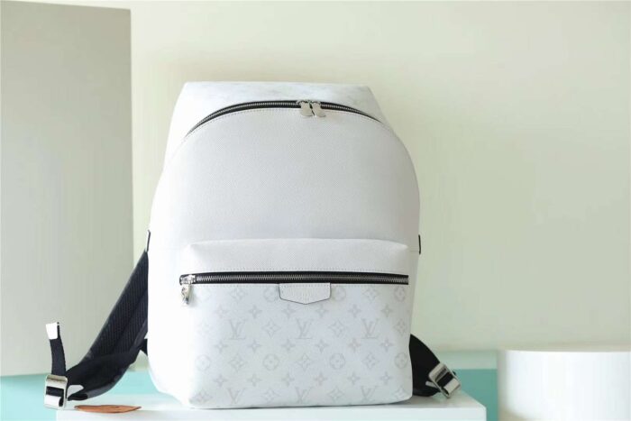 Louis Vuitton Discovery Backpack White For Men 40cm / 15.7in M30953