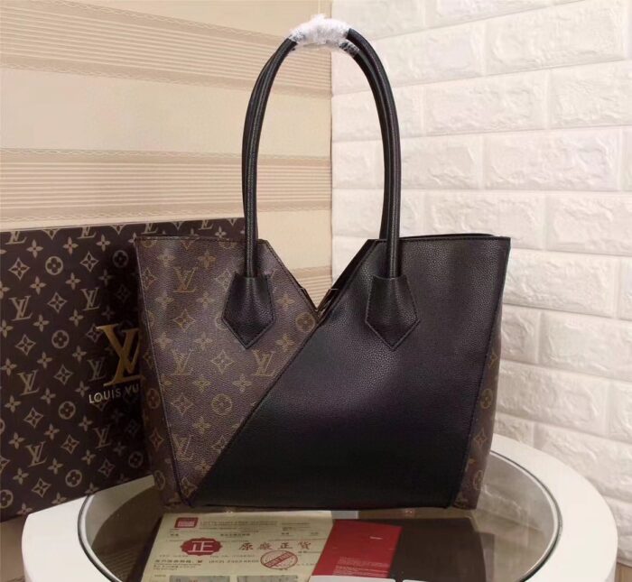 Louis Vuitton Kimono MM Tote Bag Monogram Canvas Black For Women, Women’s Handbag Shoulder Bags 15.4in/39cm LV M41855 - Image 7