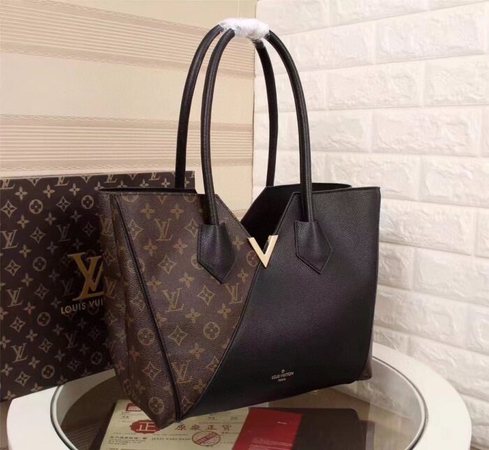 Louis Vuitton Kimono MM Tote Bag Monogram Canvas Black For Women, Women’s Handbag Shoulder Bags 15.4in/39cm LV M41855 - Image 6