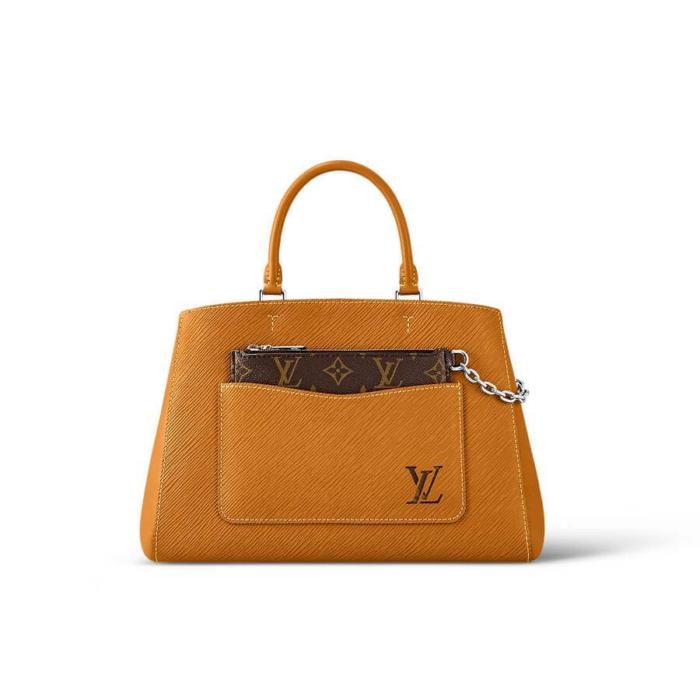 Louis Vuitton Marelle Epi Caramel Brown For Women, Women’s Handbags, Shoulder And Crossbody Bags 9.8in/25cm LV 