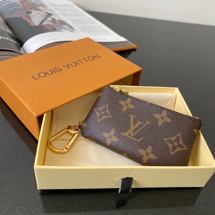 Louis Vuitton Key Pouch In Iconic Monogram Canvas Brown For Women, Women’s Wallet 12cm LV M62650