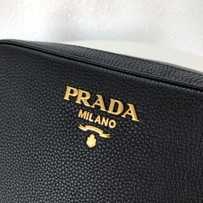 Prada-Medium Camera Bag With Gold Tone Hardware In Black For Women 8.6in/ 22cm - Image 6