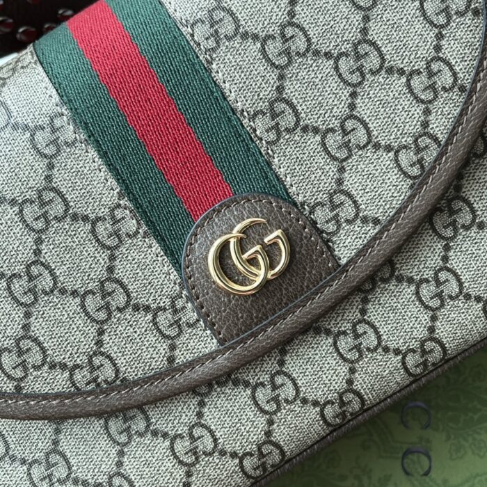 Gucci Ophidia GG Small Shoulder Bag Beige And Brown For Women, Women’s Bags 9.1in/23cm GG - Image 7